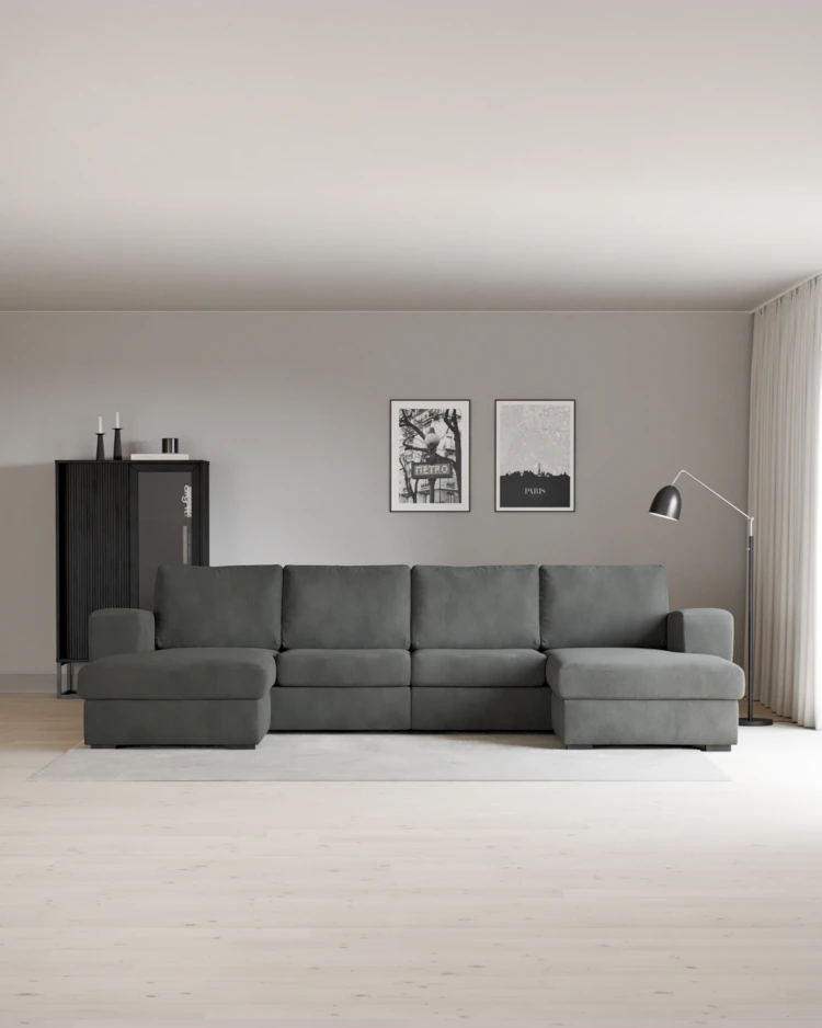 Friday - 2-sits soffa med två schäslonger - inspiration