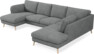 Madison Lux - 2-sits soffa med schäslong vänster och divan höger - Vit
