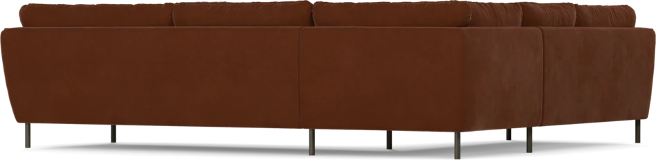 Madison Lux - Hörnsoffa 2+3-sits, hörn 1 - Orange