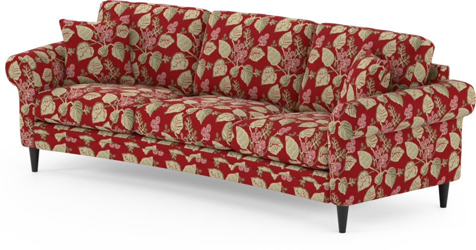 Eden - 3-sits soffa svängd - Flerfärgad