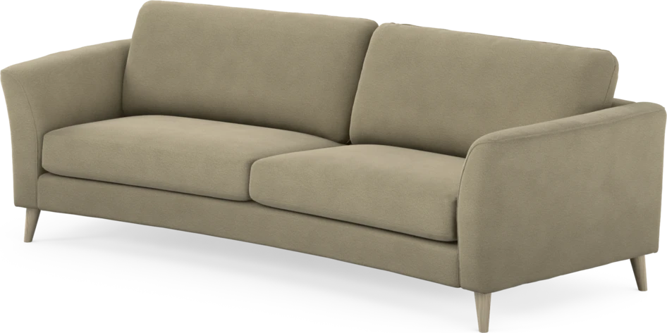 Bridge - 3-sits soffa svängd - Beige