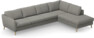 County - 3-sits soffa med divan höger - Grå