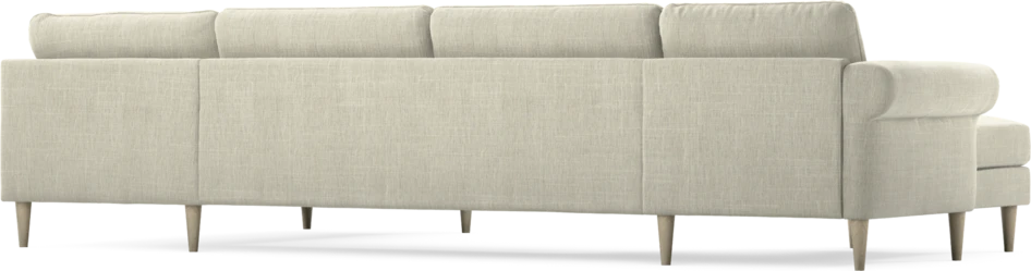 Bridge - 3-sits soffa med schäslong vänster och divan höger - Beige
