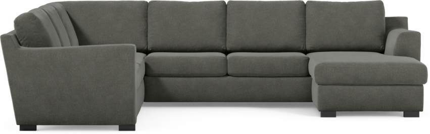 Friday - Hörnsoffa, 2+3-sits med schäslong höger - Grå