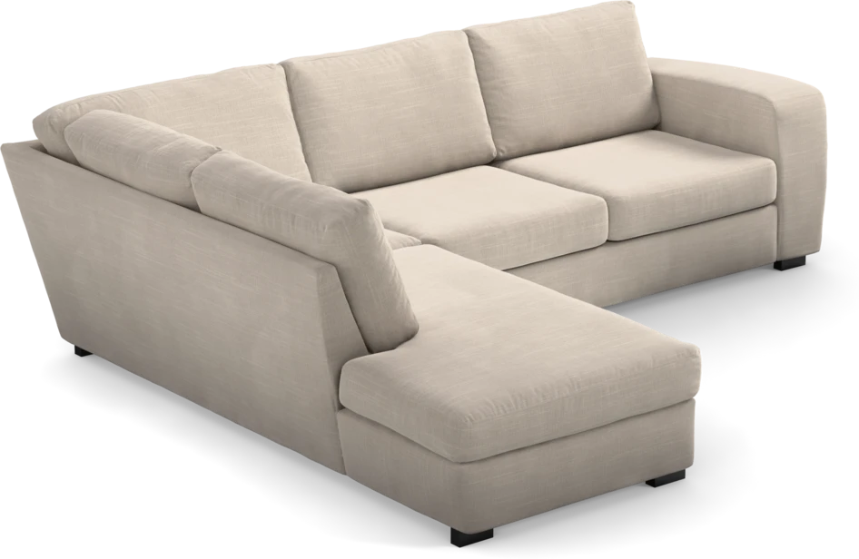 Friday - 2,5-sits soffa med divan vänster - Beige