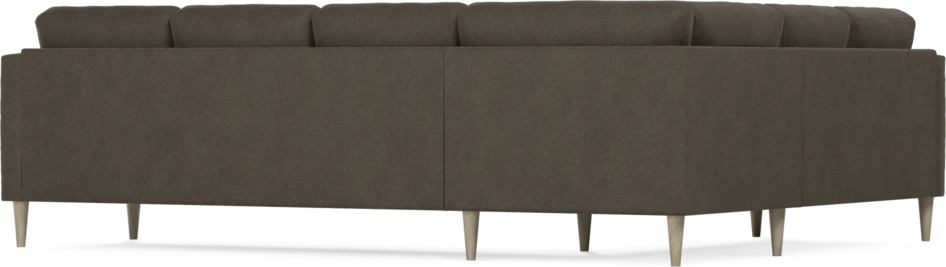Eden - Hörnsoffa, 2+3-sits - Brun