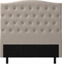 Delux Välvd - Sänggavel, 90-210 cm - Beige