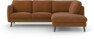 Madison - 2-sits soffa med divan höger - Orange