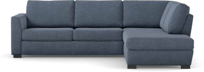 Friday - 2,5-sits soffa med divan höger - Blå