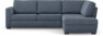 Friday - 2,5-sits soffa med divan höger - Blå