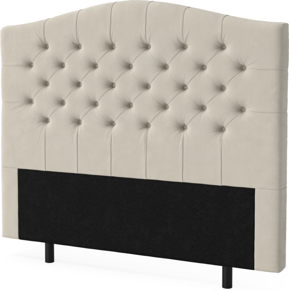 New York välvd - Sänggavel, 90-210 cm - Beige