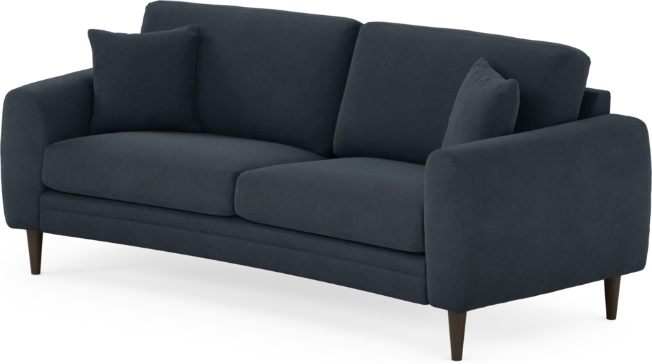 Eden - 2,5-sits soffa svängd - Blå