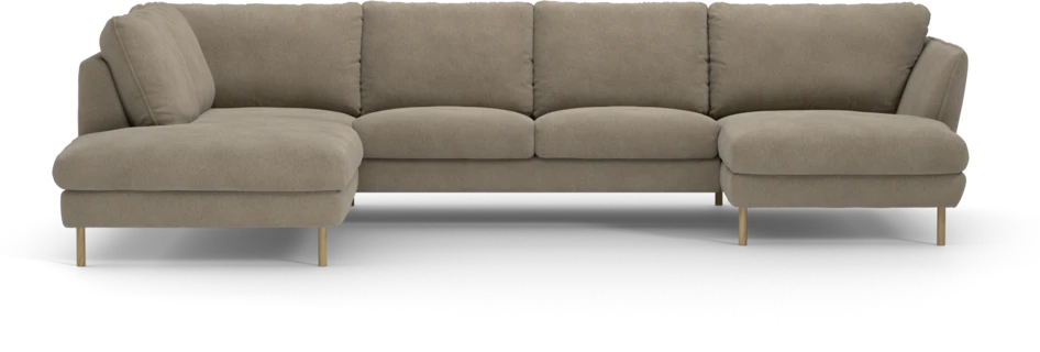 Madison - 2-sits soffa med divan vänster och schäslong höger - Beige