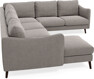 Madison - Hörnsoffa med schäslong vänster - Beige