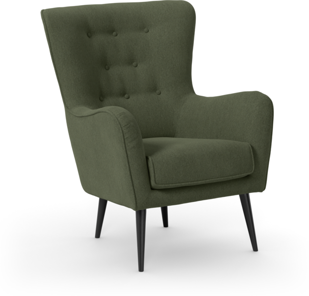 Cordelia - Fåtölj - Grön