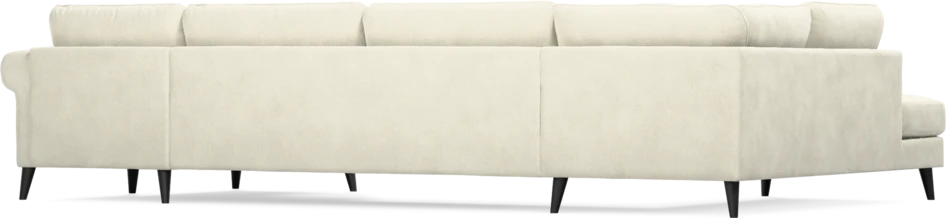 Bridge - 3-sits soffa med divan vänster och schäslong höger - Vit