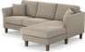 Eden - 2-sits soffa med schäslong - Beige