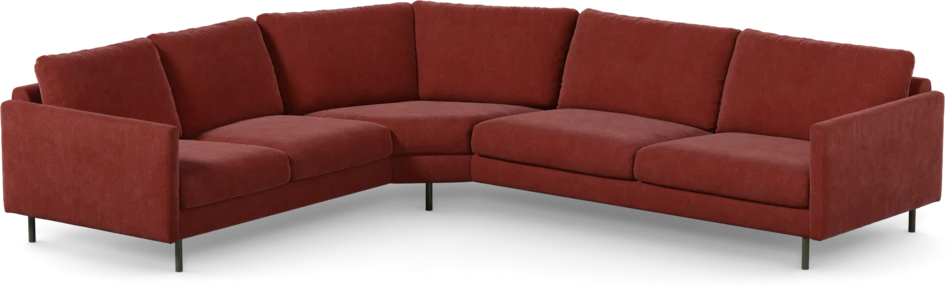 Madison Lux - Hörnsoffa 2+3-sits, hörn 2 - Rosa