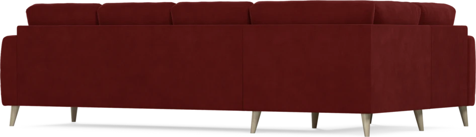 Eden - Hörnsoffa, 1+3-sits - Röd