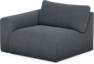Free - 1,5-sits med armstöd vänster - Blå