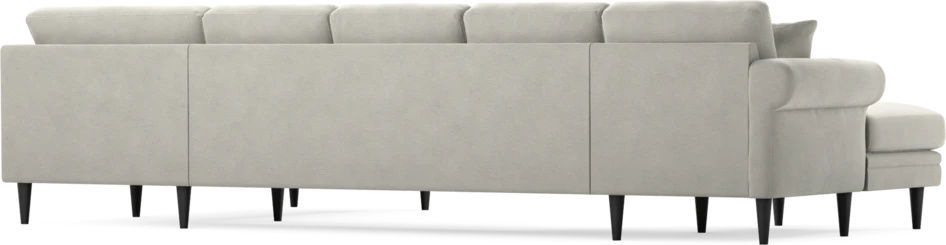 Eden - 3-sits soffa med schäslong vänster och divan höger - Grå