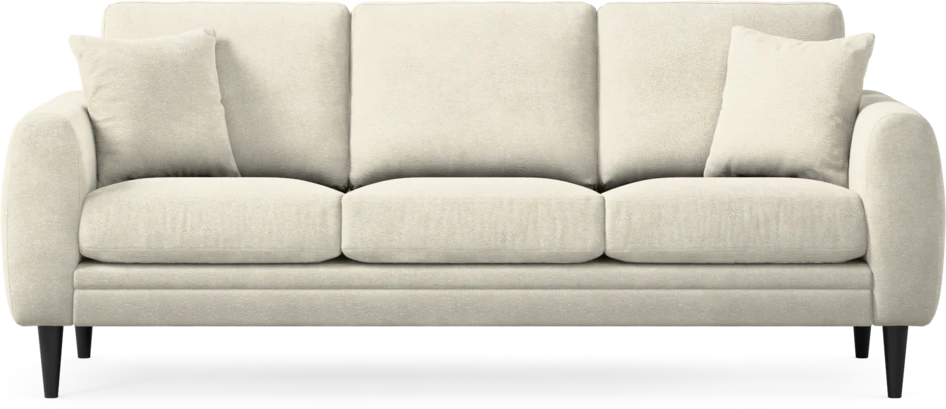 Eden - 3-sits soffa - Vit