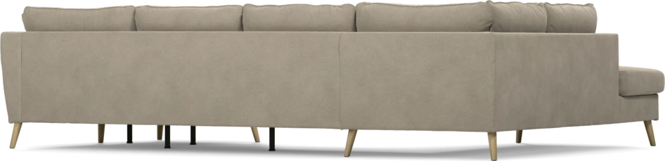 County - 3-sits soffa med divan vänster och schäslong höger - Beige