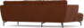 Madison Lux - 2-sits soffa med schäslong vänster - Orange