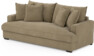 Mila - 3-sits soffa, hel dyna - Beige