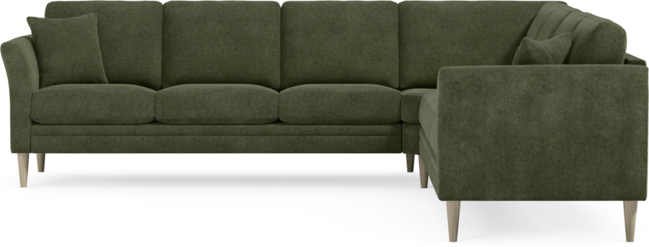 Eden - Hörnsoffa, 3+3-sits - Grön