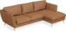 Madison - 2-sits soffa med schäslong höger - Orange