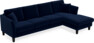 Eden - 3-sits soffa med schäslong - Blå