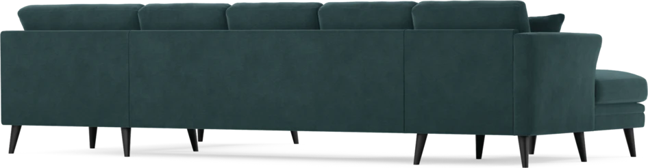 Eden - 3-sits soffa med schäslong vänster och divan höger - Blå
