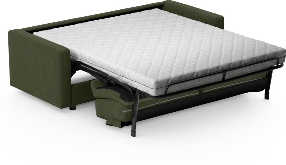 Lindö - Bäddsoffa 3-sits  - Grön