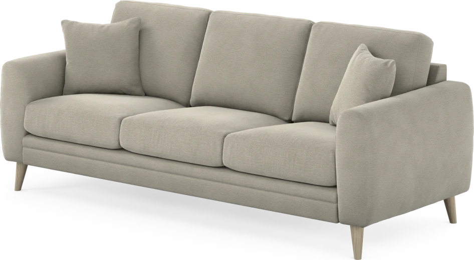 Eden - 3-sits soffa - Brun