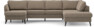 County - 3-sits soffa med schäslong vänster och divan höger - Beige