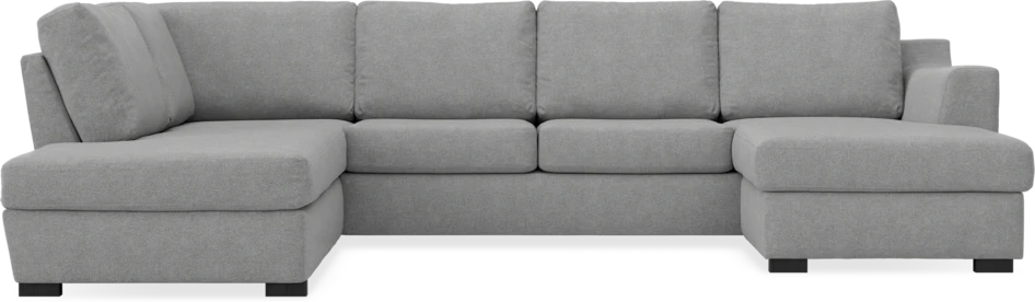 Friday - 3-sits soffa med divan vänster och schäslong höger - Grå
