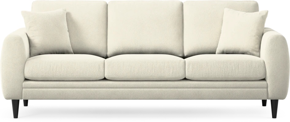 Eden - 3-sits soffa - Vit