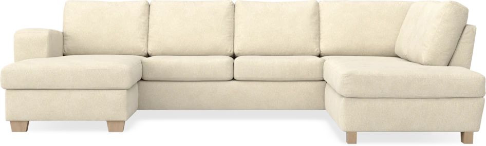 Friday - 3-sits soffa med schäslong vänster och divan höger - Beige
