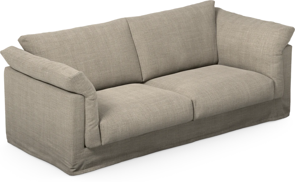 Cherrie - 2,5-sits soffa med kappa - Beige