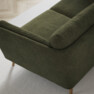 Madison Lux - 2-sits soffa med schäslong vänster - Grön