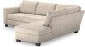 Friday - 2,5-sits soffa med divan höger - Beige