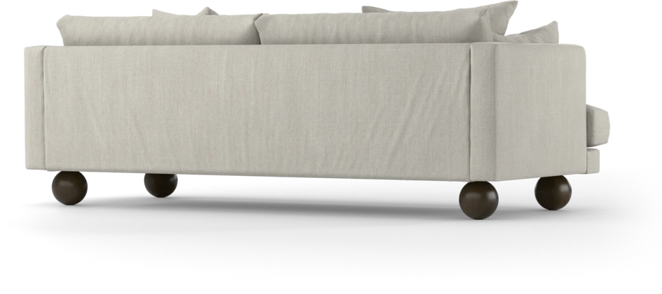 Harper - 3-sits soffa, hel dyna - Beige