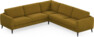 Bridge - Hörnsoffa, 3+3-sits - Gul