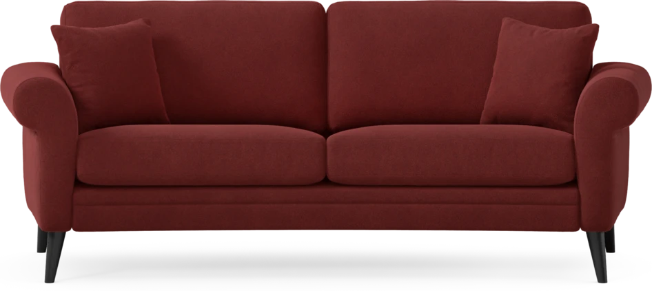 Eden - 2,5-sits soffa svängd - Röd
