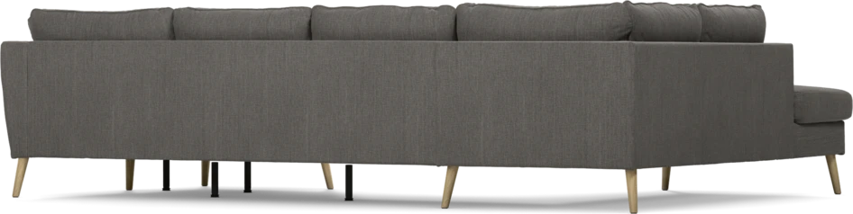 County - 3-sits soffa med divan vänster och schäslong höger - Brun