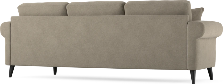 Eden - 3-sits soffa svängd - Beige