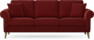 Eden - 3-sits soffa - Röd