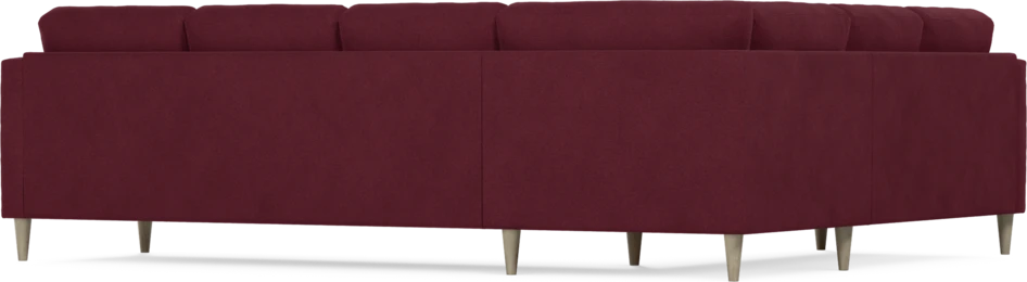 Eden - Hörnsoffa, 2+3-sits - Röd