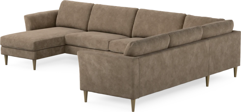Bridge - Hörnsoffa, 3+2-sits med schäslong vänster - Beige